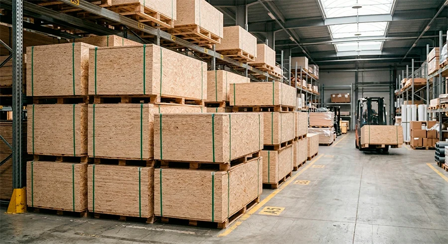 Structural and decorative plywood for export